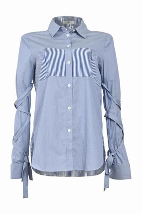 Seamless Side Panels Fashion Layer [WW38567] Tibi | Shirt