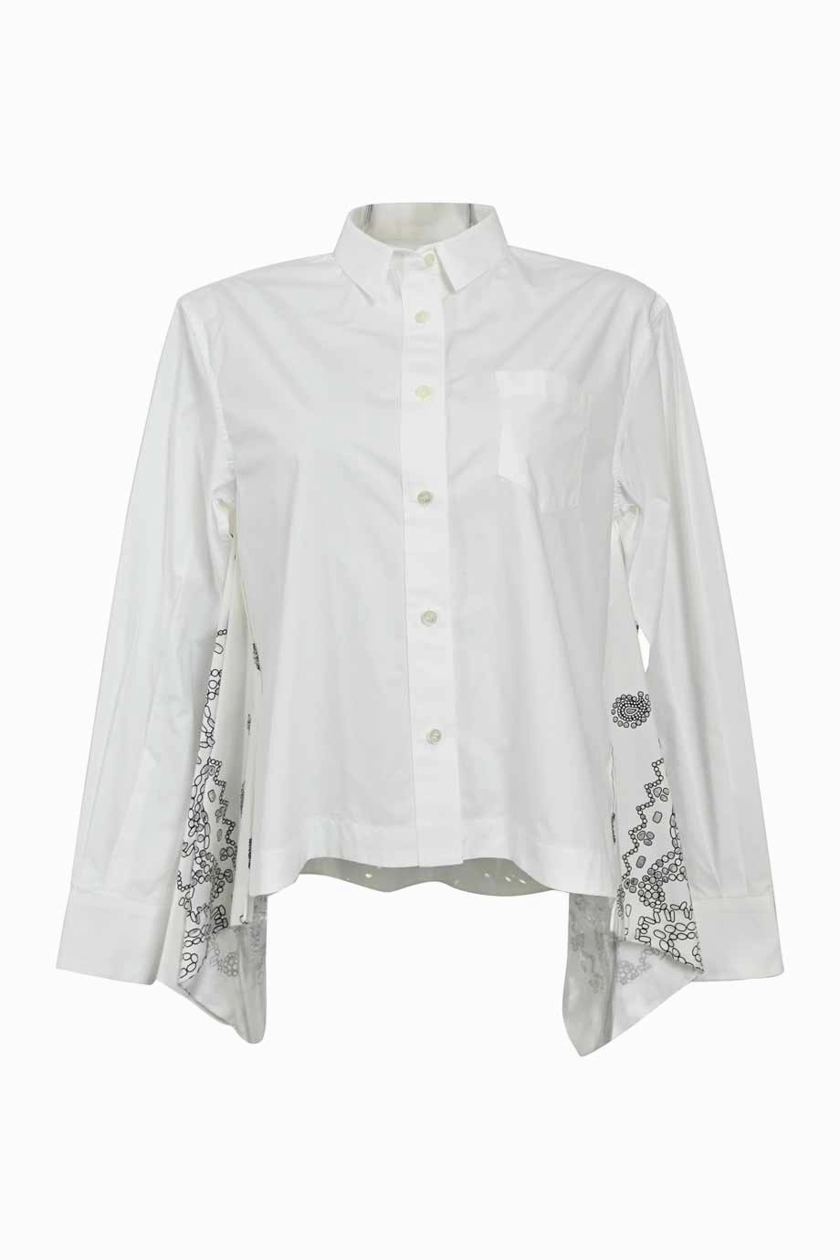 [WW38827] Sacai | Shirt Reinforced Collar