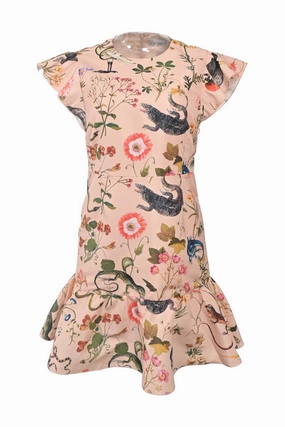 [WW39609] Red Valentino | Mini Dress Modern Lines