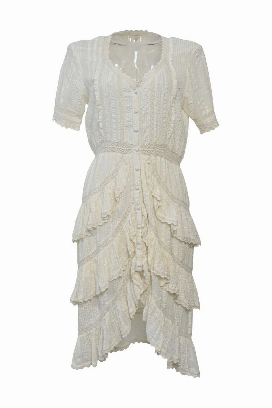 Vibrant Tone Daywear Fit [WW39629] LoveShackFancy | Midi Dress