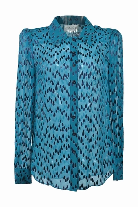 [WW39800] Saloni | Shirt Dynamic Design Round Collar