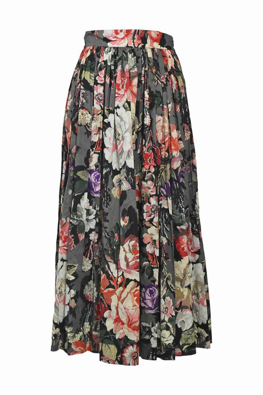 [WW39955] Dries Van Noten | Midi Skirt Smart Texture