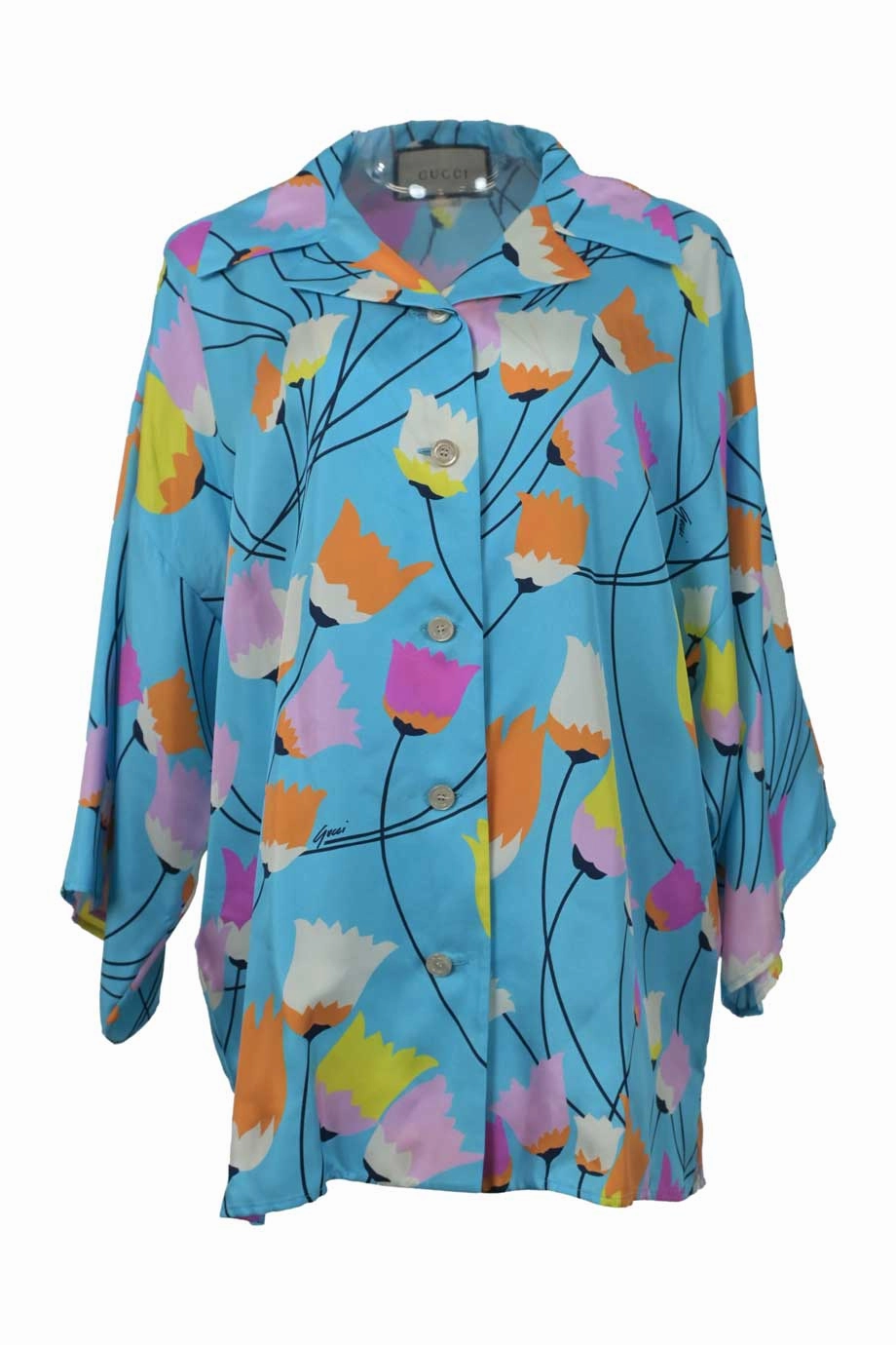 [WW40071] Gucci | Shirt Seamless Shoulder Stretchable Fabric