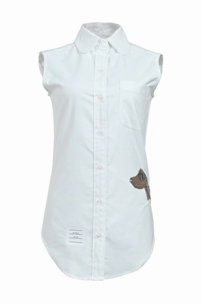 [WW40149] Thom Browne | Shirt Fitted Shape Subtle design