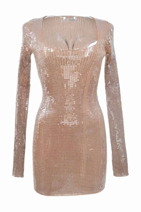 Side Tie Silky Movement [WW40169] Alexander Wang | Mini Dress