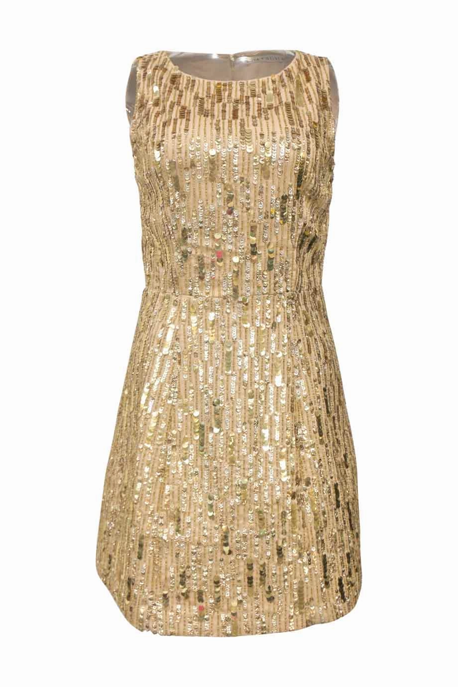 [WW41043] Alice   Olivia | Mini Dress Sharp Motion Wool-Blend