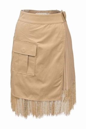 tech fabric Chic Tones [WW41052] Self-Portrait | Mini Skirt