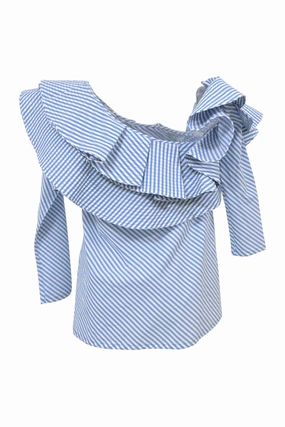 [WW41380] Johanna Ortiz | Long sleeve top EcoFriendly Material Stretch Knit Fabric