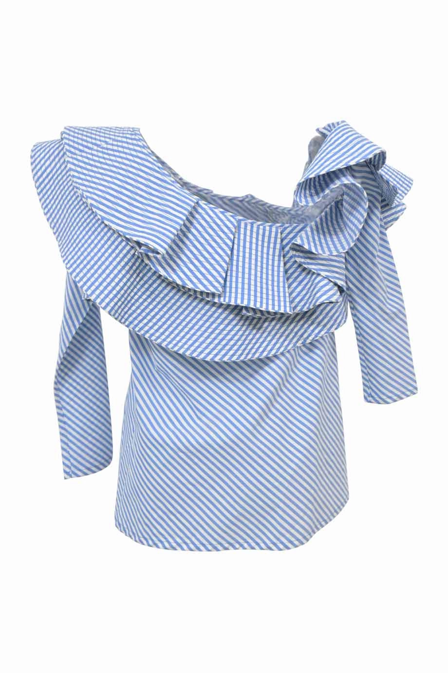 [WW41380] Johanna Ortiz | Long sleeve top EcoFriendly Material Stretch Knit Fabric