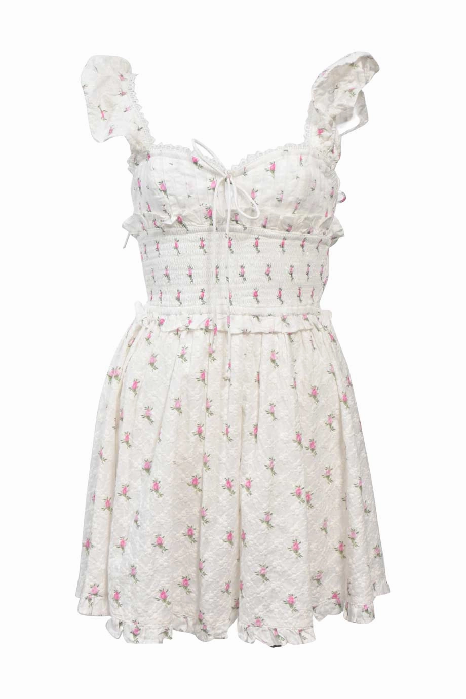 [WW41560] For Love & Lemons | Mini Dress Simple Texture