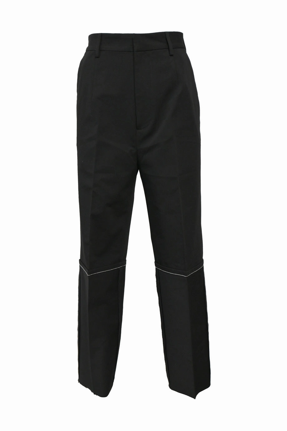 Minimalist Waist Contrast Trim [WW41857] Mm6 Maison Margiela | Tapered Pants