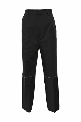 Minimalist Waist Contrast Trim [WW41857] Mm6 Maison Margiela | Tapered Pants