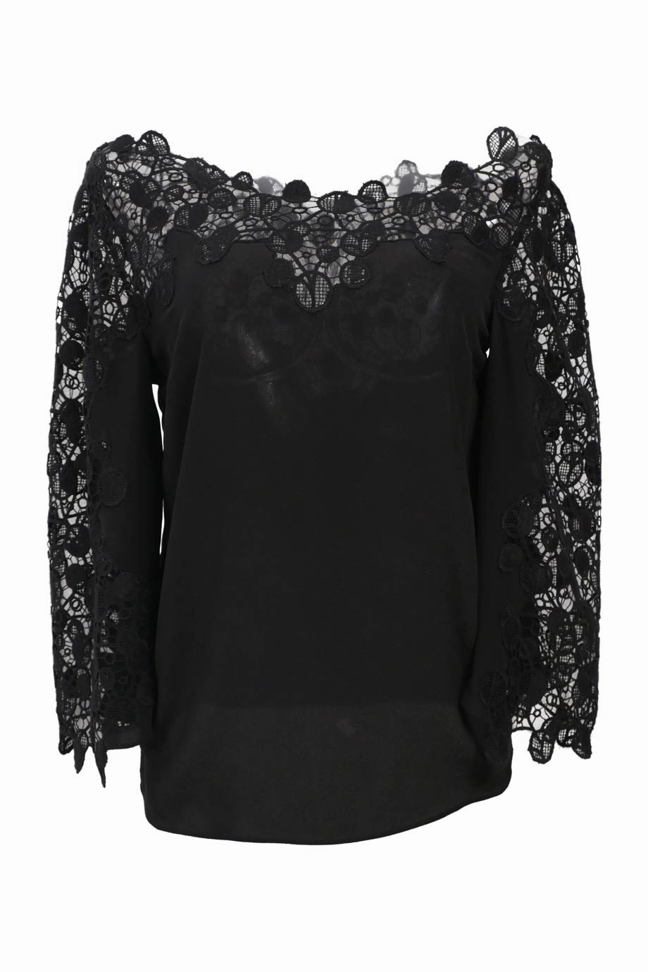 [WW41949] Versace | Long sleeve top Snag Resistant Surface Classic Crew Neck