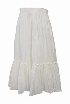 [WW41988] Valentino Garavani | Midi Skirt Neat Style Satin feel