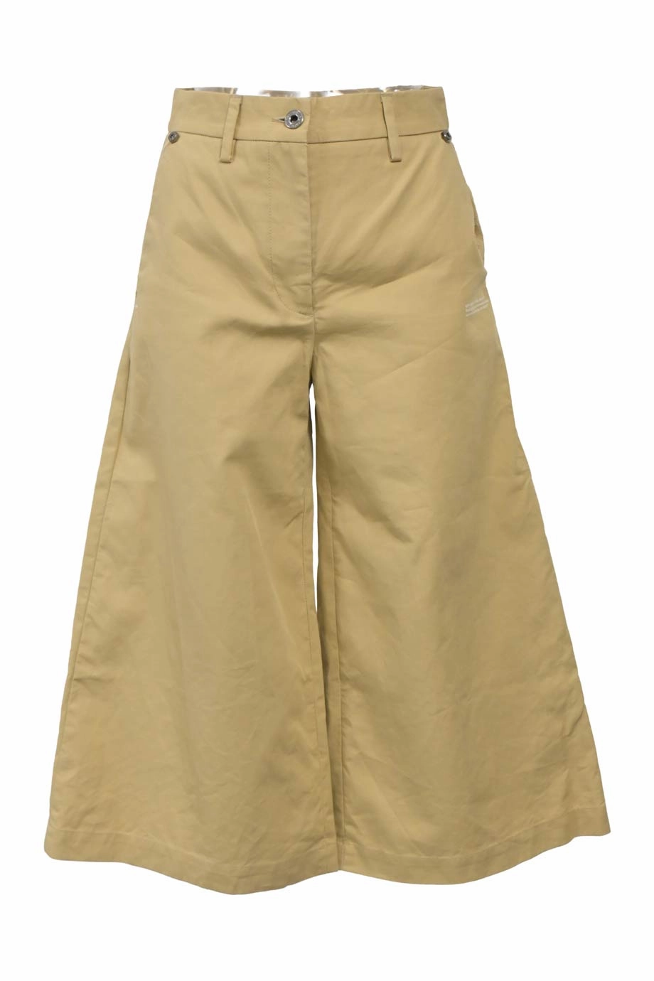 Eco Friendly Fabric No Fuss [WW42129] Off-White | Culottes
