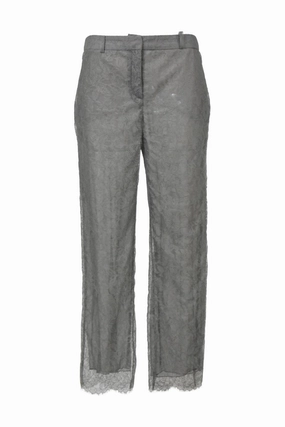 [WW42136] Valentino Garavani | Cropped Pants Timeless Fit ResilientElasticBand