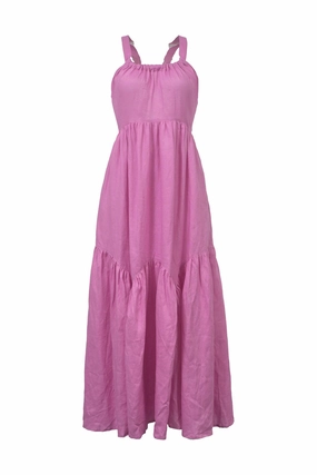 [WW42375] Lee Mathews | Midi Dress Open Back