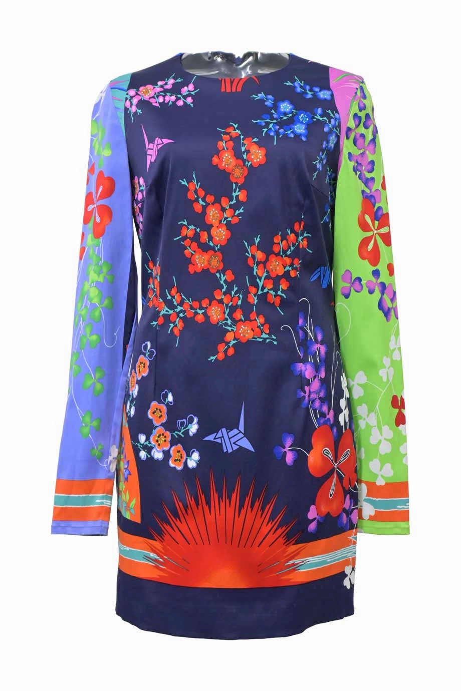 [WW42917] Versace | Shift dress Fresh Palette Layered Volume