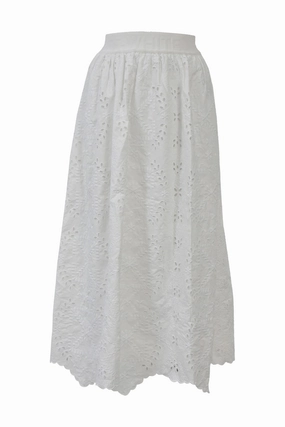 [WW43181] Off-White | Midi Skirt Bold Look