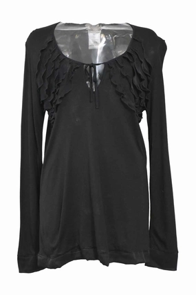 [WW43370] Chlo?? | Long sleeve top Self Cleaning Coating Sandwich Mesh Panel Structure