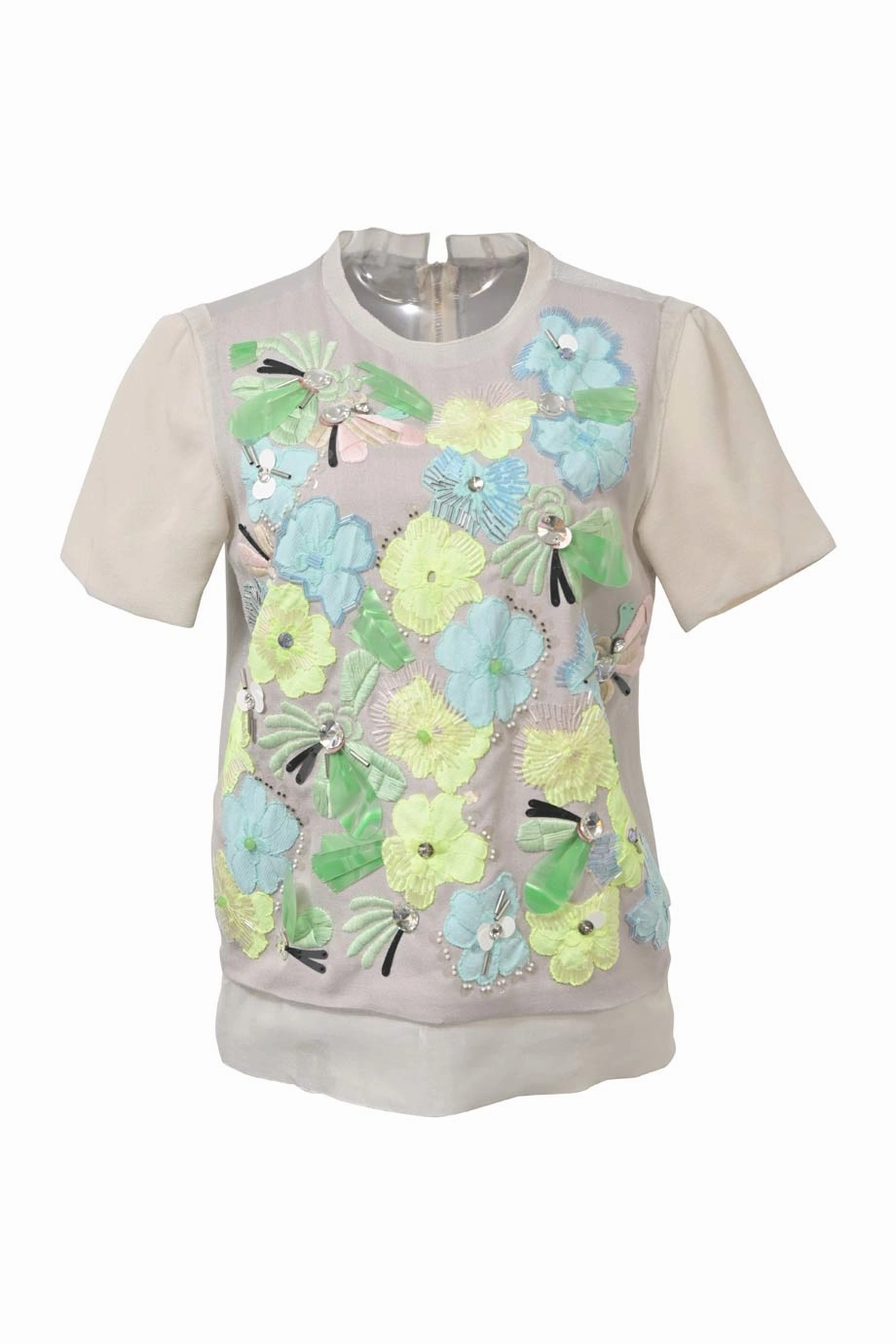 [WW43859] Diane Von Furstenberg | Short sleeve top Fade Resistant Finish WindproofBarrierTechnology