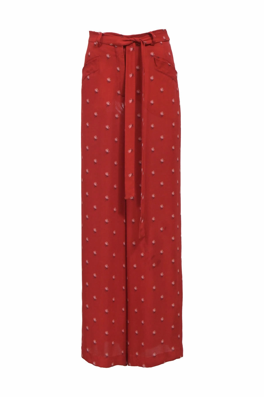 [WW44088] Valentino Garavani | Wide Leg Pants Sleek Waist Easy Comfort