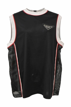 VNeckReinforcement HighStretch [WW44683] Prada | Sleeveless Top