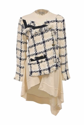 [WW44733] Monse | Long sleeve top Brushed Interior Ribbed Trim