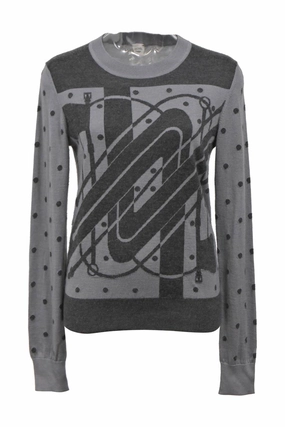 ZeroWaste Pattern Stylish Jacket [WW44883] Herm??s | Sweater