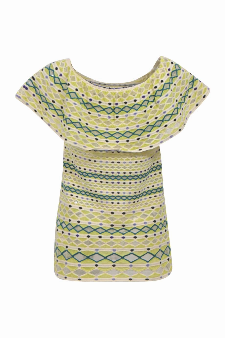 Layered Sleeve Elegant Cardigan [WW45290] M Missoni | Sleeveless Top