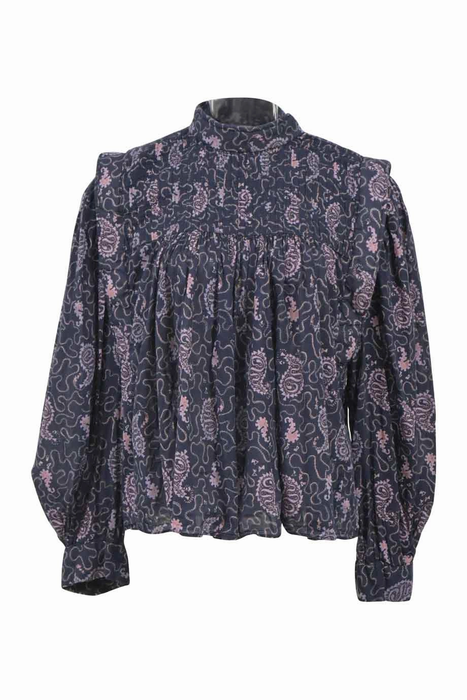 Quick Release Fastener Hidden Pocket Design [WW45324] Isabel Marant, ??toile | Long sleeve top