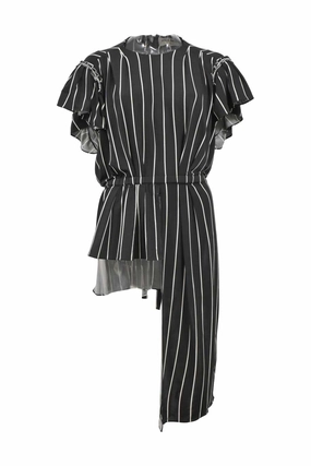 [WW45378] Balenciaga | Short sleeve top Garment Washed Finish Reinforced Shoulders