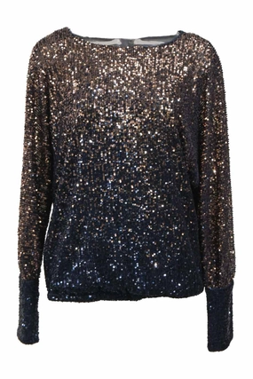 [WW45518] Trina Turk | Long sleeve top SeamlessKnitConstruction