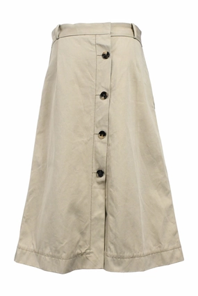 [WW45854] Bottega Veneta | Midi Skirt Bold Print