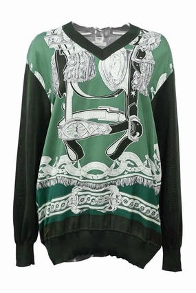 Seamless Construction Design [WW46293] Herm??s | Sweater