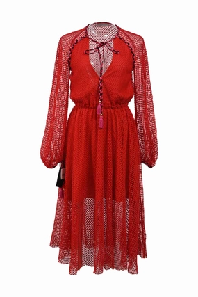 [WW46771] Philosophy Di Lorenzo Serafini | Midi Dress Layered Movement