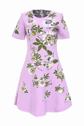 Tailored-fit Global Style [WW47150] Oscar De La Renta | Mini Dress