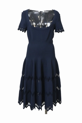 [WW47185] Ala?a | Knee Length Dress Seamless Finish