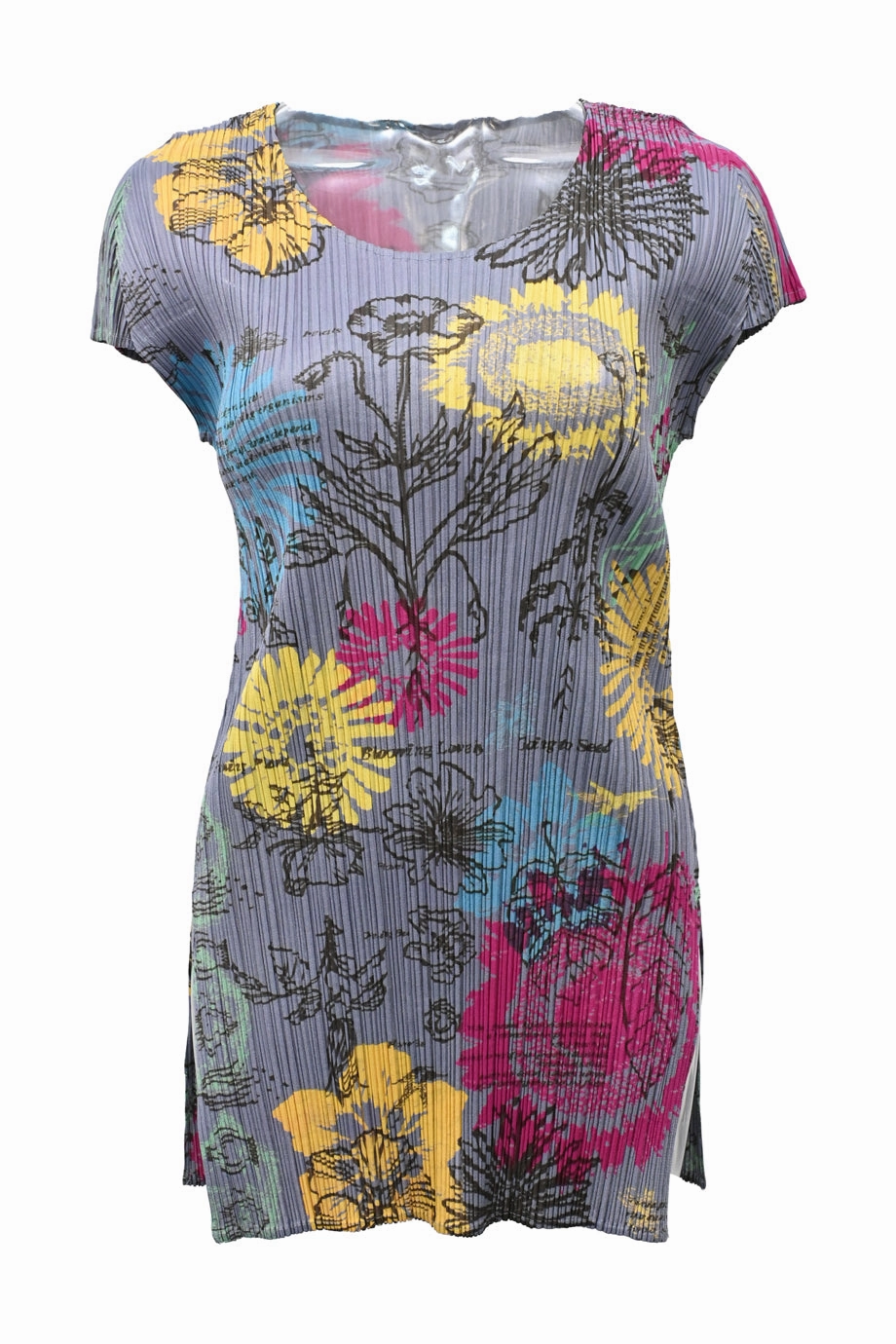 Yarn Dyed Stripes [WW50875] Pleats Please Issey Miyake | Short sleeve top