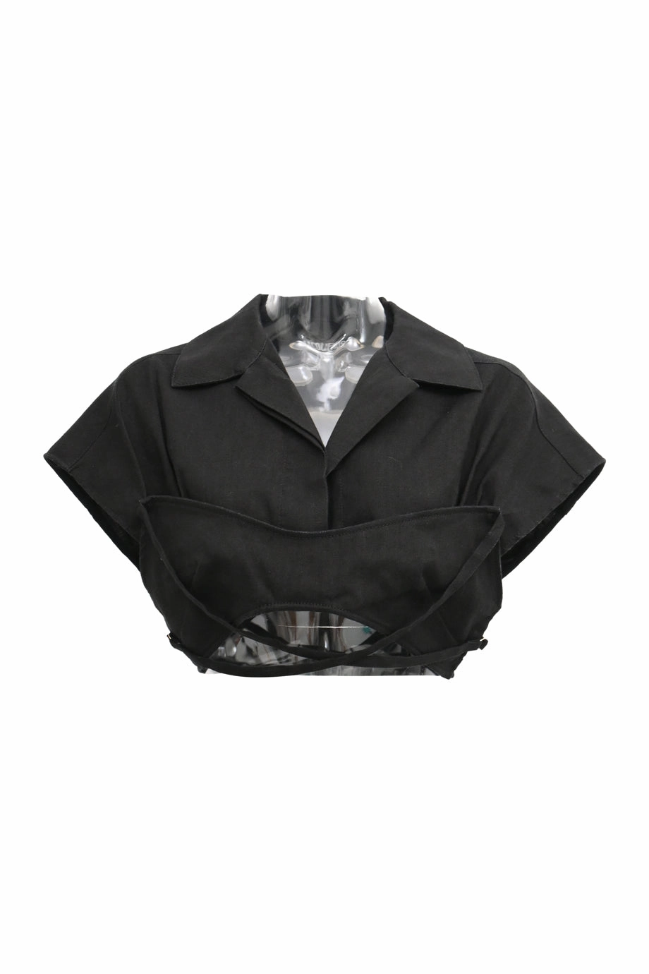 [WW51174] Jacquemus | Short sleeve top Sheer Overlay Material