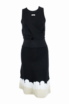 everyday staple Dropped-Waist [WW8135] Issa | Midi Dress