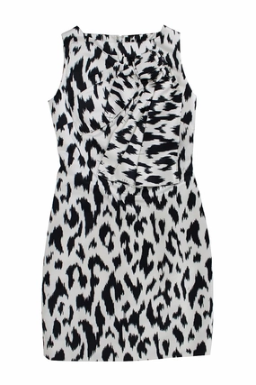 Leg-Lengthening Sleek Draping [WW9414] Calvin Klein  | Midi Dress