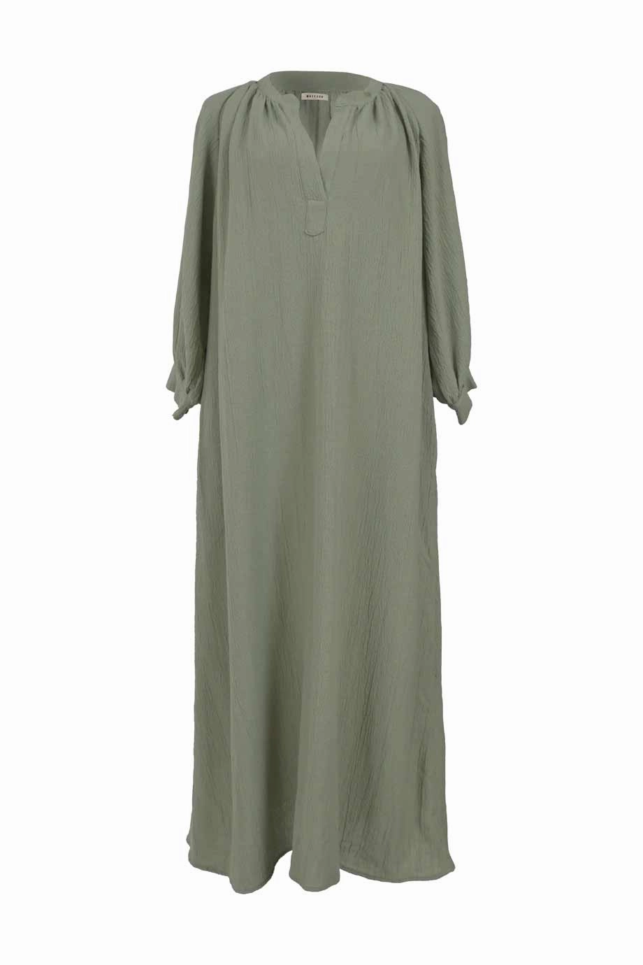 [WW36609] MASSCOB | Maxi Dress Contrast-Panel