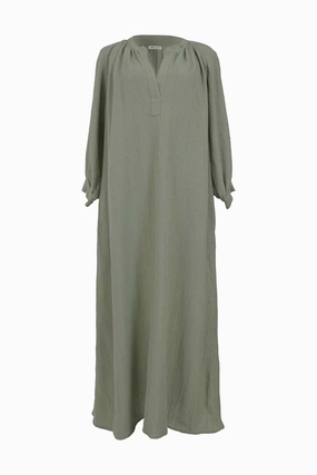 [WW36609] MASSCOB | Maxi Dress Contrast-Panel