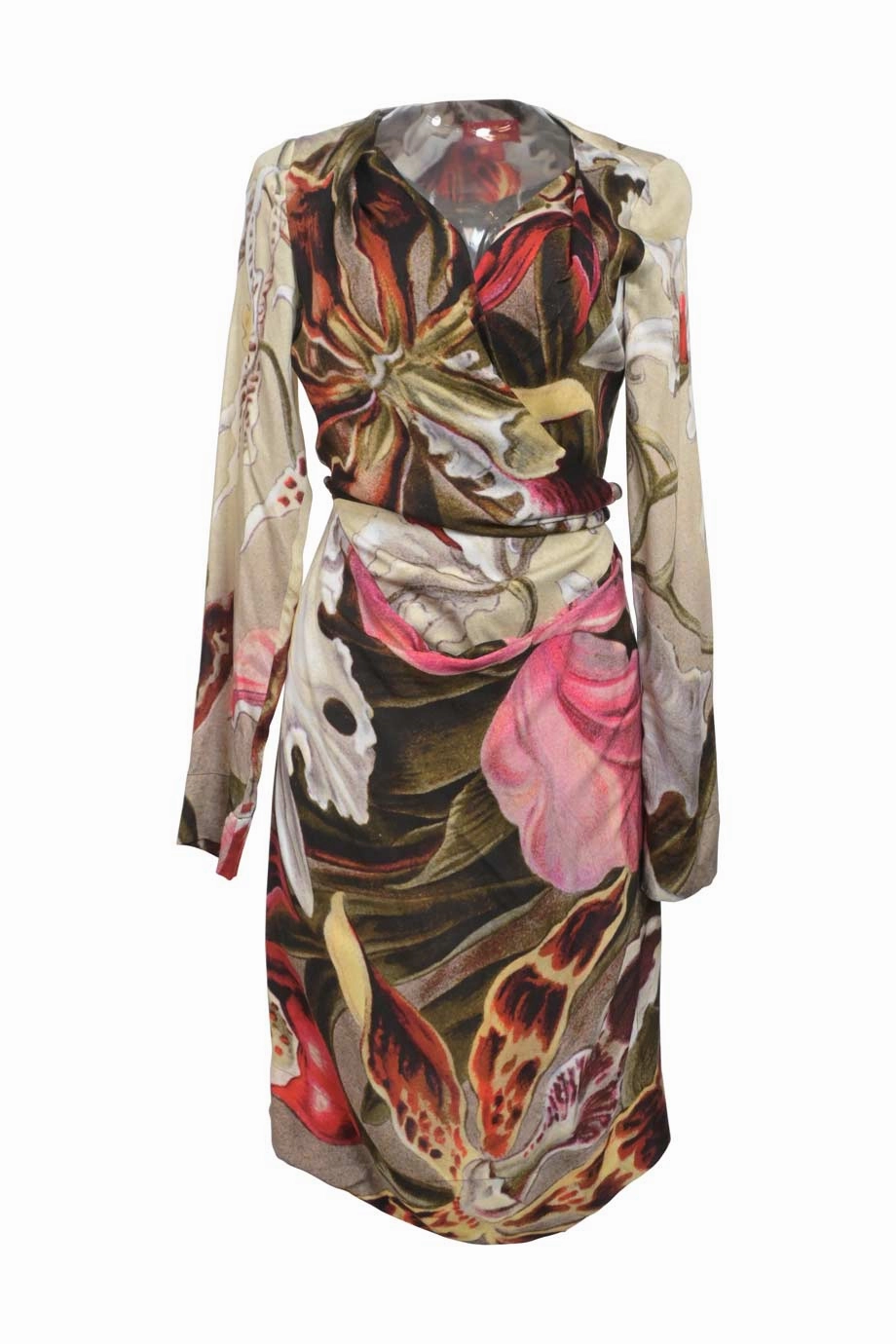 [WW40215] Vivienne Westwood Red Label | Knee Length Dress Polished Style flattering appearance