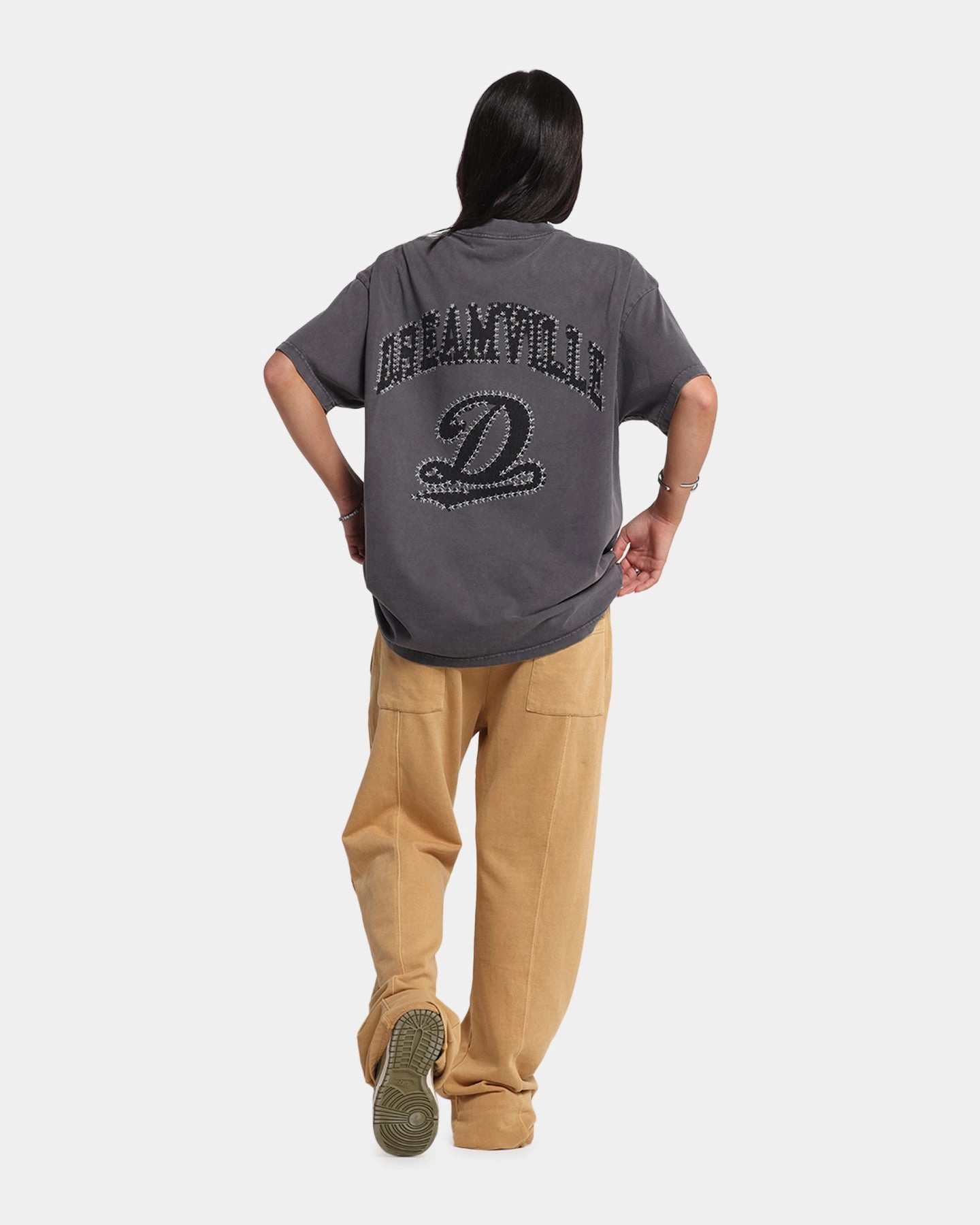 Dreamville Stars T-Shirt Vintage Grey Adaptive Waistband MeshLining