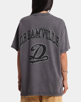 Dreamville Stars T-Shirt Vintage Grey Natural Fiber Blend Ergonomic Cut