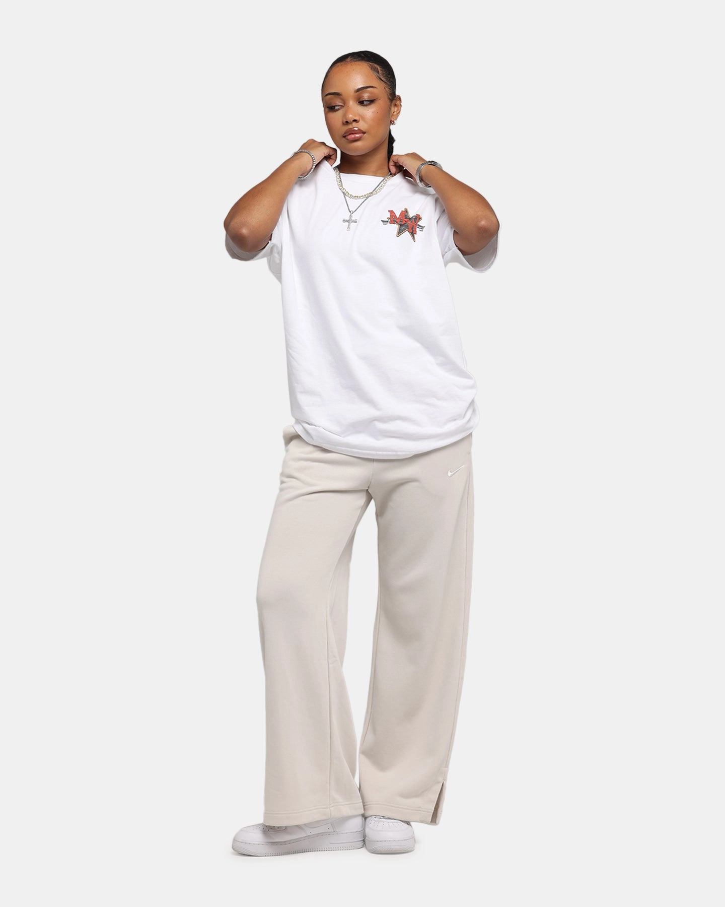 Morgan Wallen Morgan Star T-Shirt White Low Profile Zipper Closure Bamboo Derived Material