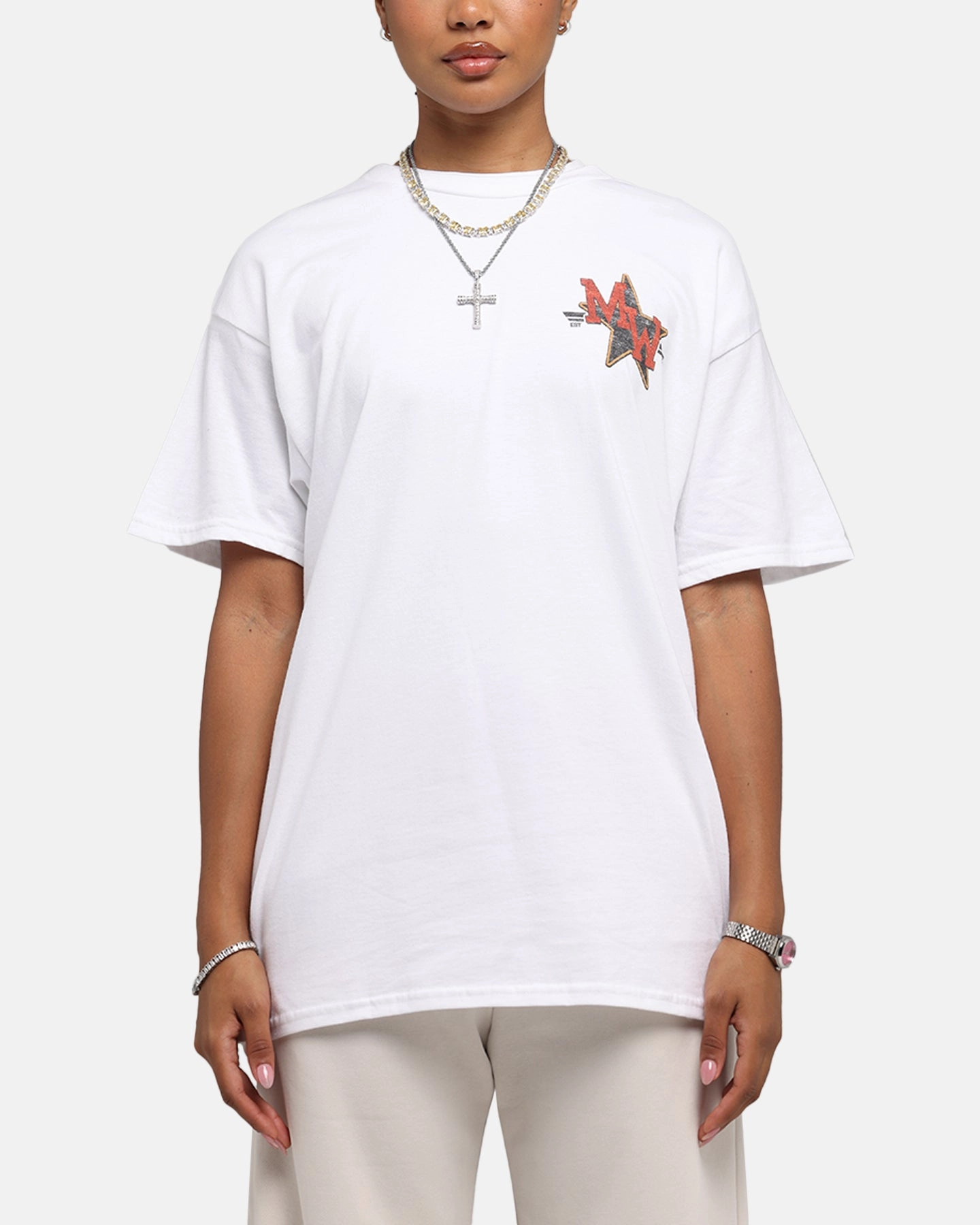 Trendy Look Morgan Wallen Morgan Star T-Shirt White