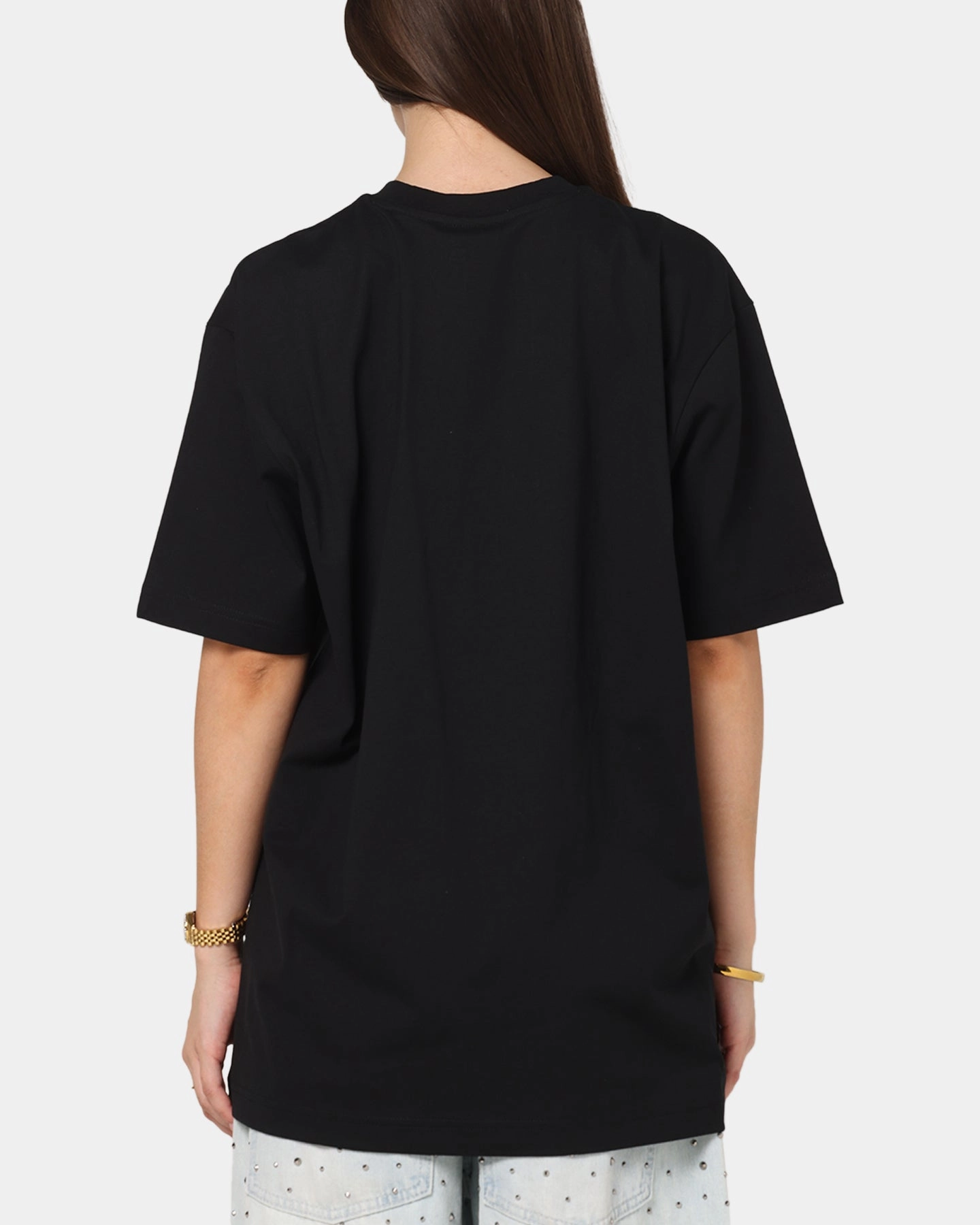 New Era Chicago Bulls Paisley Oversized T-Shirt Black ButterSoftTexture Cozy Fit